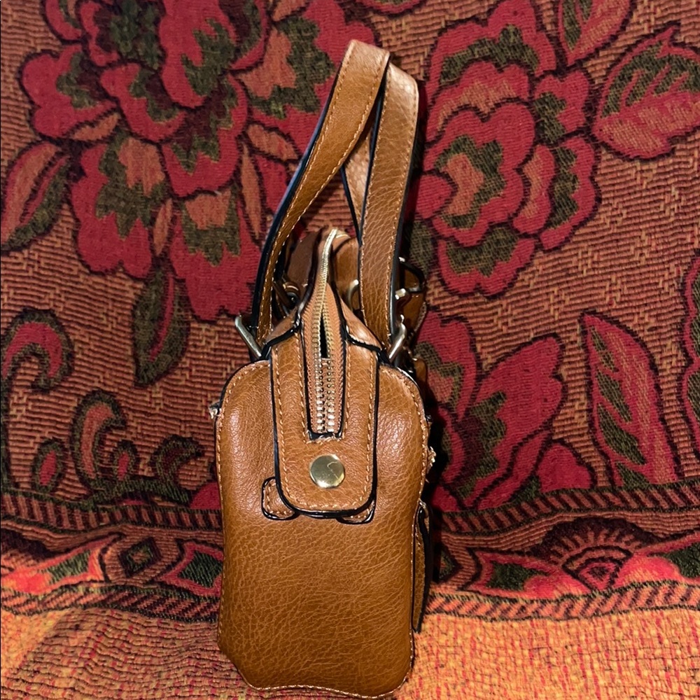 Forever 21 Brown Mini Bag with Structured Design - Picture 3 of 7